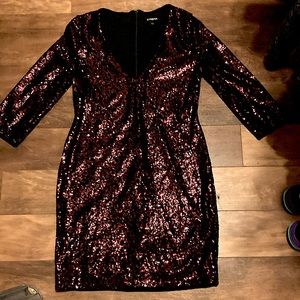 Express Sequin Mini Dress